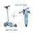   Scoot & Ride Highwaykick 3S Steel gyerek roller | Háromkerekű LED roller 3 éves kortól
