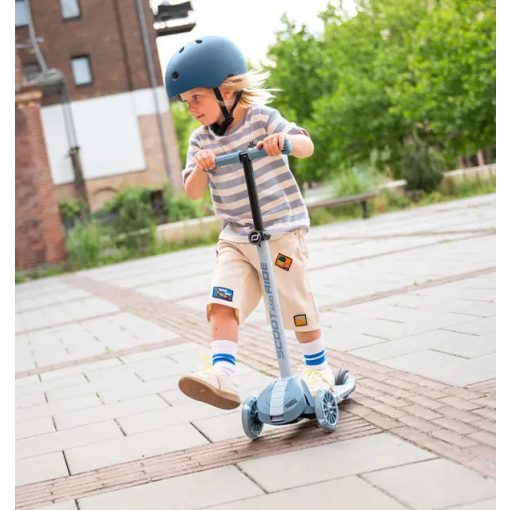 Scoot & Ride Highwaykick 3S Steel gyerek roller | Háromkerekű LED roller 3 éves kortól