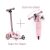   Scoot & Ride Highwaykick 3S Rose gyerek roller | Háromkerekű LED roller 3 éves kortól