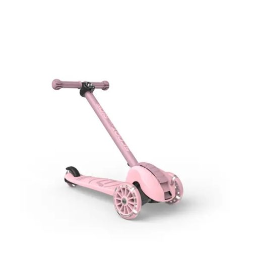 Scoot & Ride Highwaykick 3S Rose gyerek roller | Háromkerekű LED roller 3 éves kortól