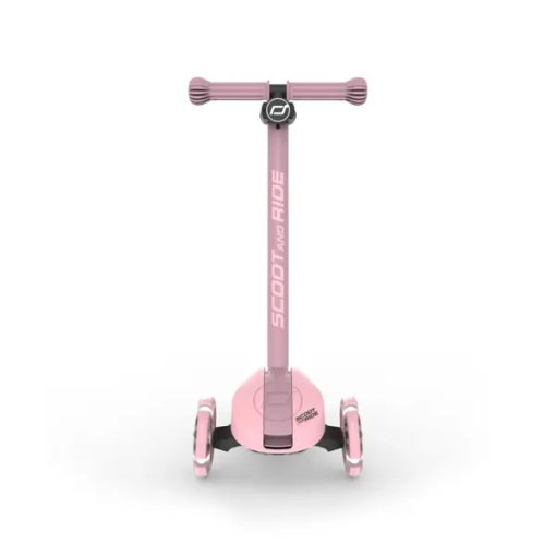 Scoot & Ride Highwaykick 3S Rose gyerek roller | Háromkerekű LED roller 3 éves kortól