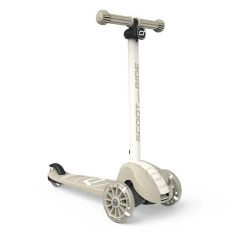   Scoot & Ride Highwaykick 3S Ash gyerek roller | Háromkerekű LED roller 3 éves kortól
