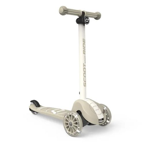 Scoot & Ride Highwaykick 3S Ash gyerek roller | Háromkerekű LED roller 3 éves kortól