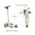   Scoot & Ride Highwaykick 3S Ash gyerek roller | Háromkerekű LED roller 3 éves kortól