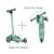  Scoot & Ride Highwaykick 3S Forest gyerek roller | Háromkerekű LED roller 3 éves kortól