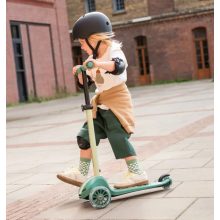 Scoot & Ride Highwaykick 3S Forest gyerek roller | Háromkerekű LED roller 3 éves kortól