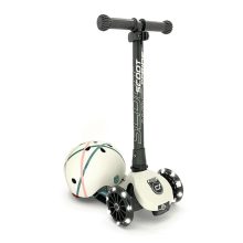 Scoot and Ride Highwaykik 3 LED roller Ash