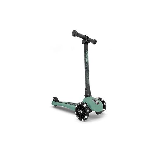 Scoot and Ride Highwaykik  3 LED roller FOREST