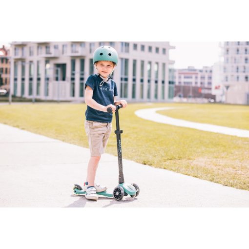 Scoot and Ride Highwaykik  3 LED roller FOREST
