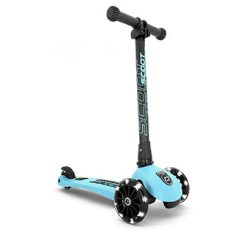 Scoot and Ride Highwaykik  3 LED roller Blueberry