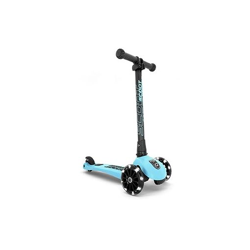 Scoot and Ride Highwaykik  3 LED roller Blueberry