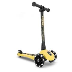 Scoot and Ride Highwaykik  3 LED roller Lemon