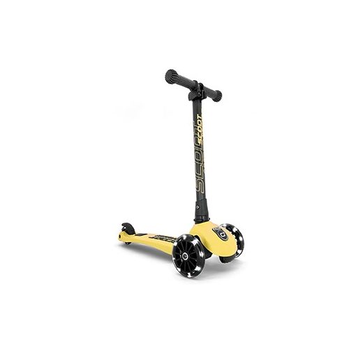 Scoot and Ride Highwaykik  3 LED roller Lemon