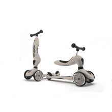 Scoot and Ride Highwaykick 1 2az1ben kismotor és sisak, induló csomag Ash