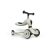   Scoot and Ride Highwaykick 1 2az1ben kismotor és sisak, induló csomag Ash