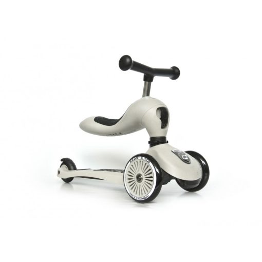 Scoot and Ride Highwaykick 1 2az1ben kismotor és sisak, induló csomag Ash