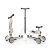 Scoot&ride Miffy kismotor és roller  2 in 1 pudh and go